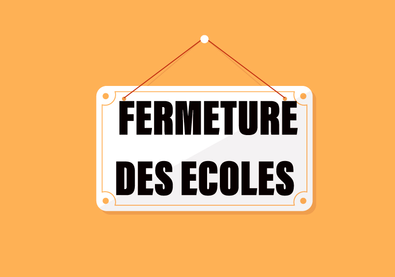 Fermeture exceptionnelle des écoles