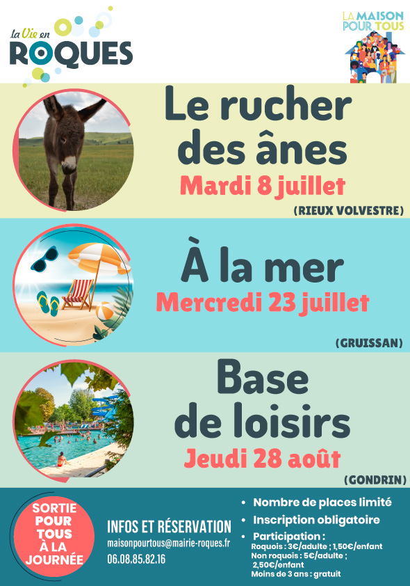 Maison pour tous - sortie
