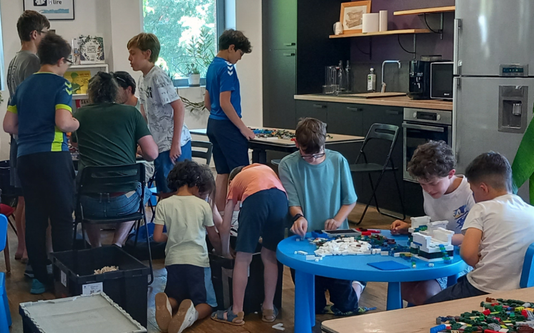 Retour en images : atelier construction Lego