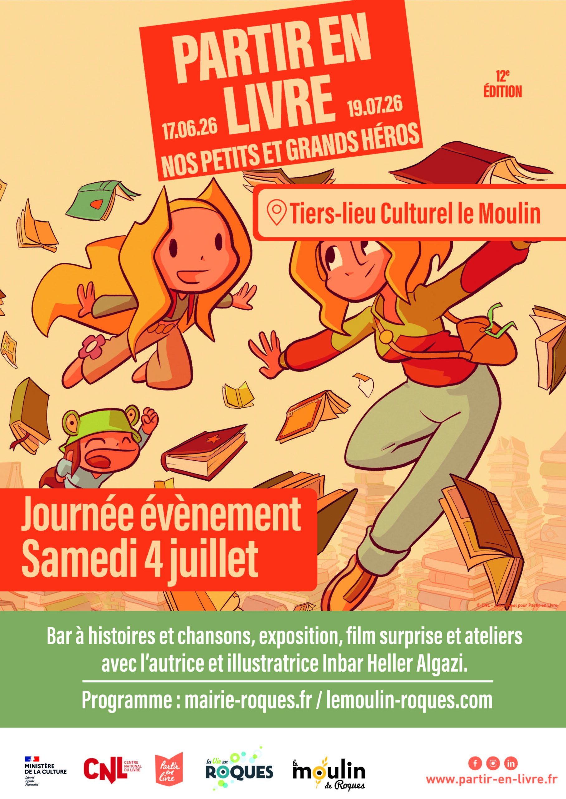 affiche - partir en livre affiche - partir en livre