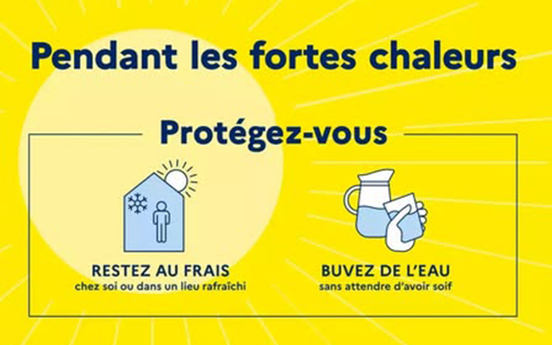 Fortes chaleurs : adoptez les bons gestes !