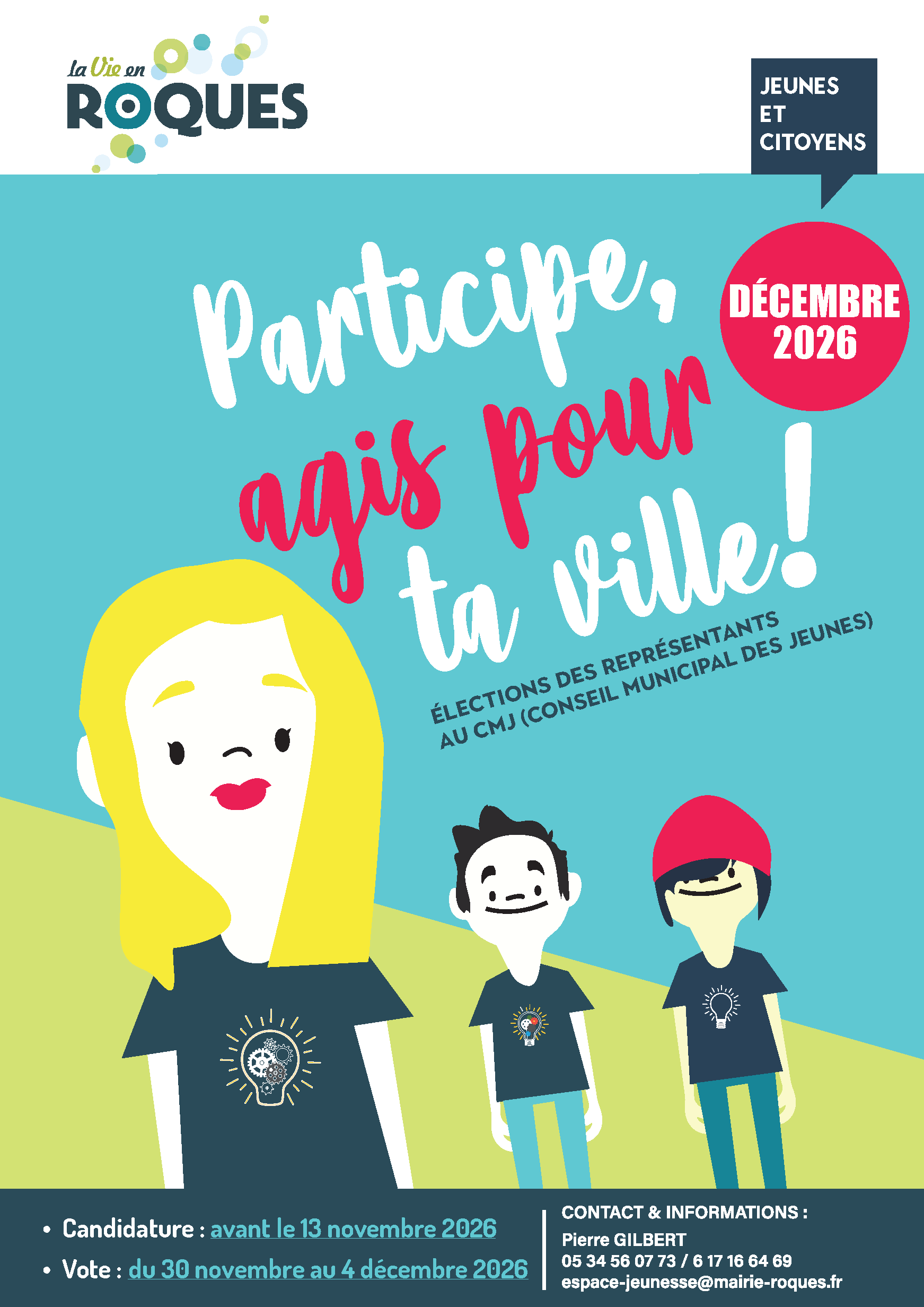 affiche elections cmj - 12 2026 affiche elections cmj - 12 2026